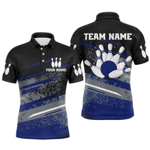Load image into Gallery viewer, Personalized Men's Bowling Jersey Polo Bowling Team Shirts Bowling Gifts QZT501