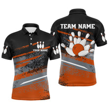 Load image into Gallery viewer, Personalized Men's Bowling Jersey Polo Bowling Team Shirts Bowling Gifts QZT501