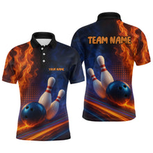 Load image into Gallery viewer, Custom Bowling Polo Shirts 3D for Men Bowling Jersey Polo &amp; Quarter-Zip Gift QZT746