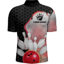 Load image into Gallery viewer, Personalized Bowling Shirt for Men Bowling Jersey Quarter Zip Shirt Unisex QZT284