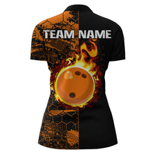 Load image into Gallery viewer, Bowling Polo Shirt Bowling Jersey for Women Bowling Team League QZT287