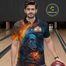 Load image into Gallery viewer, Custom Alligator Bowling Team Shirt Unisex Bowling Jersey for Men Polo &amp; 1/4-Zip QZT754