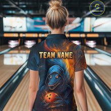 Load image into Gallery viewer, Custom Alligator Bowling Team Shirt Unisex Bowling Jersey for Women Polo &amp; 1/4-Zip QZT754