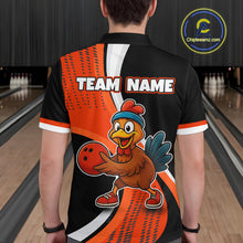 Load image into Gallery viewer, Custom Funny Turkey Bowling Team Shirt Unisex for Men Polo &amp; Quarter-Zip Bowling Outfit QZT756