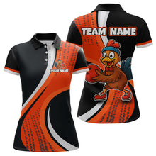 Load image into Gallery viewer, Custom Funny Turkey Bowling Team Shirt Unisex for Women Polo &amp; Quarter-Zip Bowling Outfit QZT756