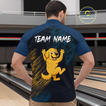 Load image into Gallery viewer, Funny Golden Retriever Dog Bowling Shirt for Men Custom Polo &amp; Quarter-Zip Bowling Team Jersey QZT760