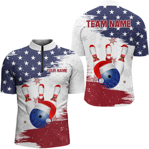 Personalized 3D bowling Shirts for Women Christmas Bowling Jersey Polo Bowling Gifts QZT486