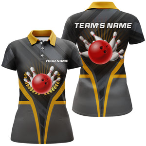 Custom Bowling Shirt for Men and Women Bowling Jersey Bowling Team League Polo & Quarter-Zip Shirt QZT5