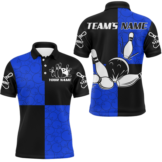 Polo Bowling Shirts Customized for Men Bowling Jersey Bowling Team League QZT425