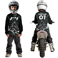 Load image into Gallery viewer, Custom ATV Motocross Jersey Green Quad Bike Shirt Men Women Kid Racing Off-Road MHT201