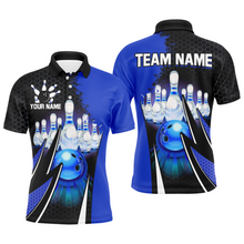 Load image into Gallery viewer, Personalized Bowling Shirts for Men Bowling Team Jersey Polo Bowling Shirt QZT440