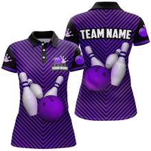 Load image into Gallery viewer, Personalized Bowling Shirt for Women Polo Bowling Jersey Bowling Team League QZT239