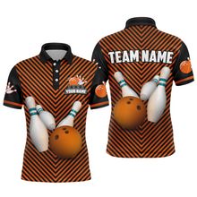 Load image into Gallery viewer, Personalized Bowling Shirt for Men Polo Bowling Jersey Bowling Team League QZT239