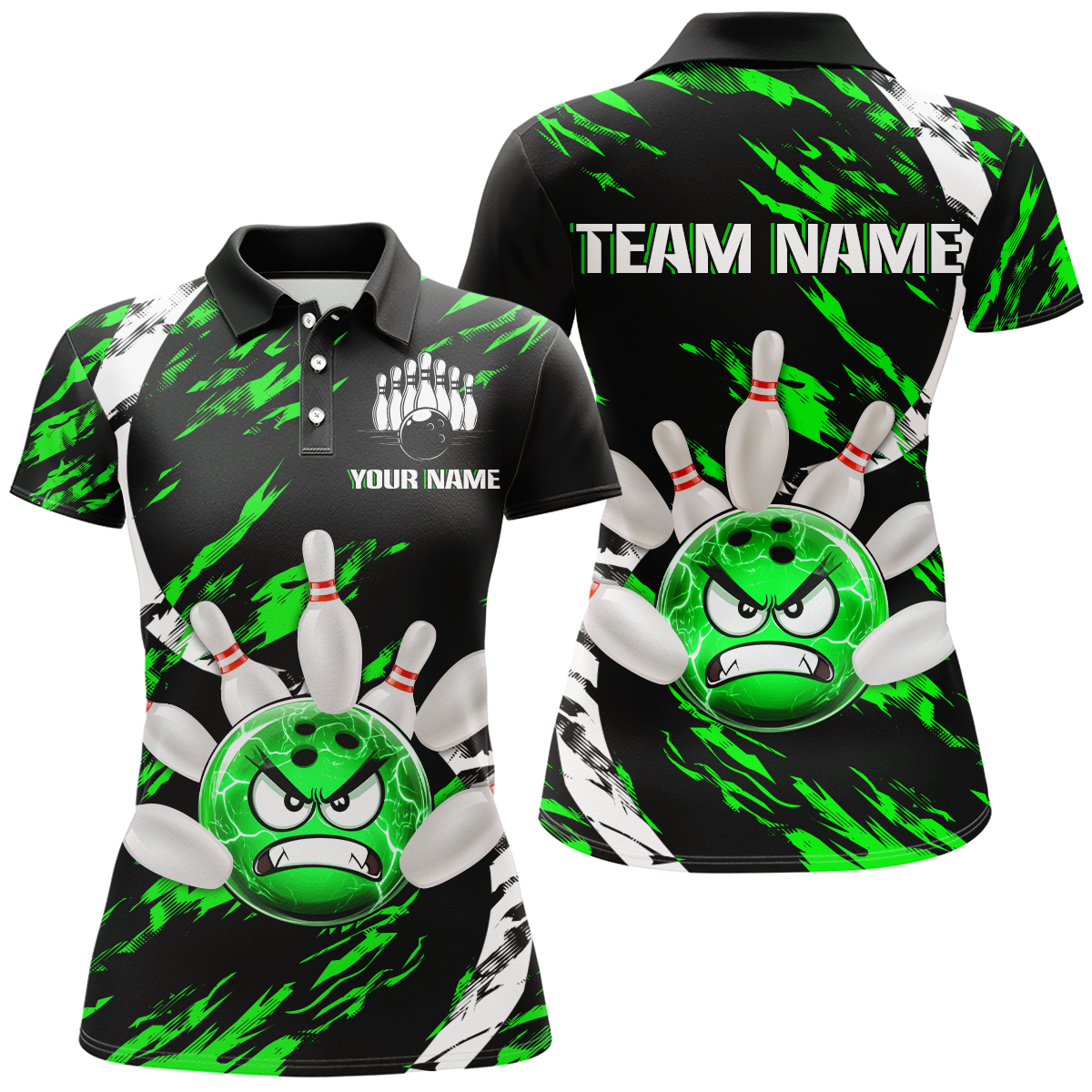 Men's Bowling Shirt Custom Bowling Jersey Polo Bowling Multicolor Team Shirts QZT483