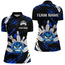 Load image into Gallery viewer, Women's Bowling Shirt Custom Bowling Jersey 1/4 Zip Bowling Multicolor Team Shirts QZT483
