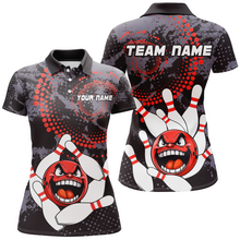 Load image into Gallery viewer, Personalized Bowling Shirts for Women Polo Camo Bowling Jersey Bowling Team League QZT446