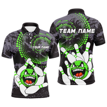 Load image into Gallery viewer, Personalized Bowling Shirts for Men Polo Camo Bowling Jersey   Bowling Team League QZT446