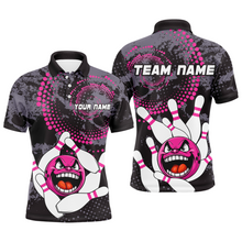 Load image into Gallery viewer, Personalized Bowling Shirts for Men Polo Camo Bowling Jersey   Bowling Team League QZT446