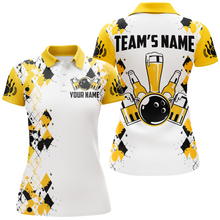 Load image into Gallery viewer, Personalized Beer Bowling Team Jerseys Unisex Polo Bowling Shirt for Men Women QZT542