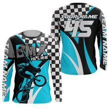 Load image into Gallery viewer, BMX Is Life Jersey Personalized UPF30+ American Bicycle Motocross Off-road Adult&amp;Kid Patriotic Racing Jersey| LUT02