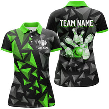 Load image into Gallery viewer, Custom Polo Shirts For Men And Women Green Bowling Team League Jersey Bowler BDT500