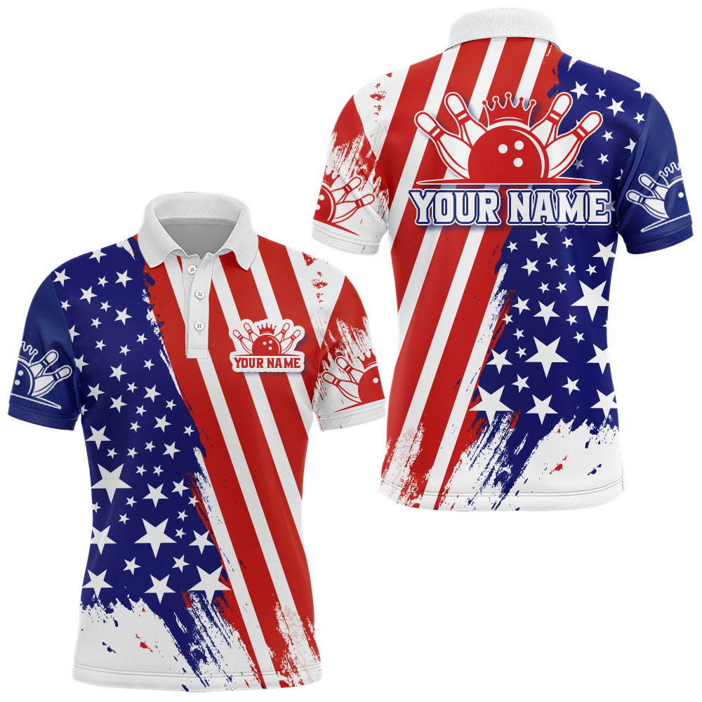 Personalized Bowling Jersey For Men American Bowling Shirt Team Custom Bowling Polo Shirt BDT307