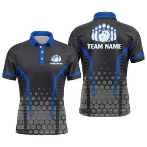 Personalized Bowling Polo Shirts Men Custom Bowling Jersey Team Bowlers BDT269