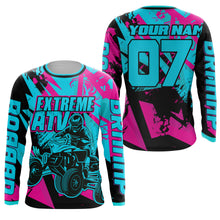 Load image into Gallery viewer, Kid Women Men Quad Racing Jersey UPF30+ Custom ATV Motocross Off-road Shirt ATV MX PDT838