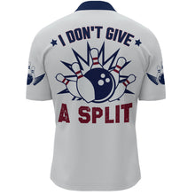 Load image into Gallery viewer, I Don&#39;t Give A Split Bowling Quarter-Zip Shirt Men Custom American Bowling Jersey BDT276