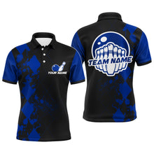 Load image into Gallery viewer, Custom Bowling Shirts For Men Bowling Team League Jersey Bowling Polo Shirts BDT216