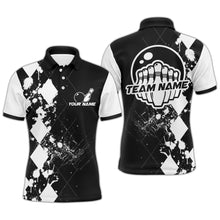 Load image into Gallery viewer, Custom Bowling Shirts For Men Bowling Team League Jersey Bowling Polo Shirts BDT216