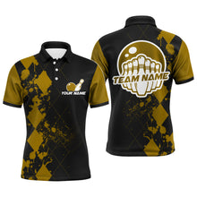 Load image into Gallery viewer, Custom Bowling Shirts For Men Bowling Team League Jersey Bowling Polo Shirts BDT216