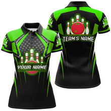 Load image into Gallery viewer, Personalized Bowling Jersey For Women Bowling Polo Shirt For Team Strike BDT271