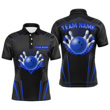 Load image into Gallery viewer, Personalized Bowling Jersey For Men Bowling Team League Shirts Custom Bowling Polo Shirt BDT378