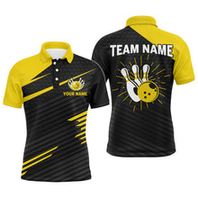 Load image into Gallery viewer, Personalized Bowling Jersey Men Custom Bowling Shirt Team League Bowling Polo Shirts BDT343