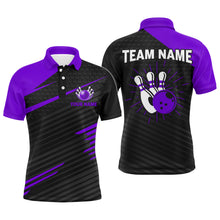 Load image into Gallery viewer, Personalized Bowling Jersey Men Custom Bowling Shirt Team League Bowling Polo Shirts BDT343