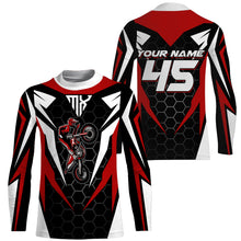 Load image into Gallery viewer, Personalized MX Jersey UPF30+ Women Men Kid Motocross Racing Dirt Bike Shirt Off-Road Motorcycle PDT638