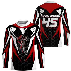 Personalized MX Jersey UPF30+ Women Men Kid Motocross Racing Dirt Bike Shirt Off-Road Motorcycle PDT638