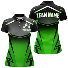 Load image into Gallery viewer, Custom Bowling Shirts Men &amp; Women Green Bowling Team Jersey Unisex Polo Bowling Uniform BDT530