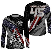 Load image into Gallery viewer, American Quad Racing Jersey Kid Men Women UPF30+ ATV Motocross Off-road Shirt Patriotic ATV Racing PDT834