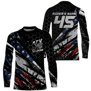 Kid Women Men ATV Motocross Racing Jersey UPF30+ American Quad Bike Off-road Shirt ATV MX PDT837