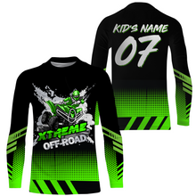 Load image into Gallery viewer, Custom ATV Motocross Jersey Green Upf30+ Kid Men Women Quad Bike Shirt Extreme Off-Road PDT846