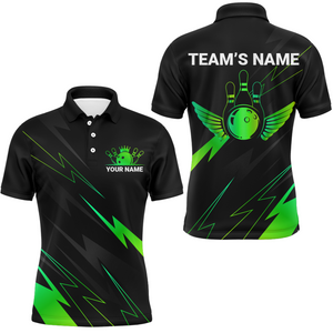 Custom Bowling Polo Shirt For Men Bowling Jersey Team League Bowling Shirts Couple BDT344