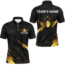 Load image into Gallery viewer, Custom Bowling Polo Shirt For Men Bowling Jersey Team League Bowling Shirts Couple BDT344