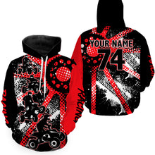 Load image into Gallery viewer, Custom Red ATV Motocross Hoodie Men Women Freestyle Off-Road Quad Bike Hooded Jersey PDT912