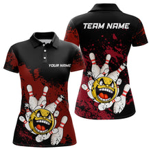 Load image into Gallery viewer, Custom American Bowling Shirt Women Funny Bowling Jersey Team League Bowling Polo Shirt BDT232