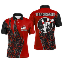 Load image into Gallery viewer, Personalized Bowling Shirts For Men Bowling Team Jersey Custom Bowling Polo Shirt BDT390