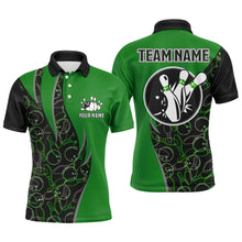 Load image into Gallery viewer, Personalized Bowling Shirts For Men Bowling Team Jersey Custom Bowling Polo Shirt BDT390