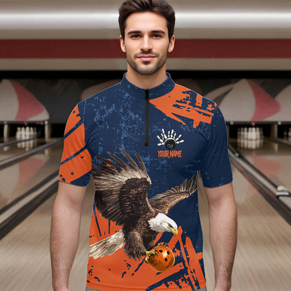 Custom Eagle Bowling Shirts Bowling Jersey for Men Women and Team Personalized MBL73