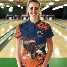 Load image into Gallery viewer, Custom Eagle Bowling Shirts Bowling Jersey for Men Women and Team Personalized MBL73